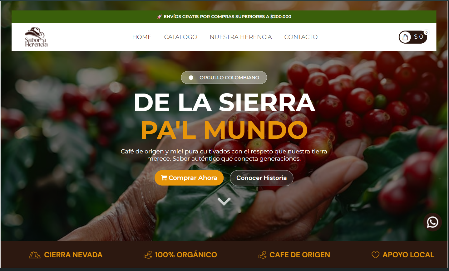 Sabor a Herencia - Gastronomía